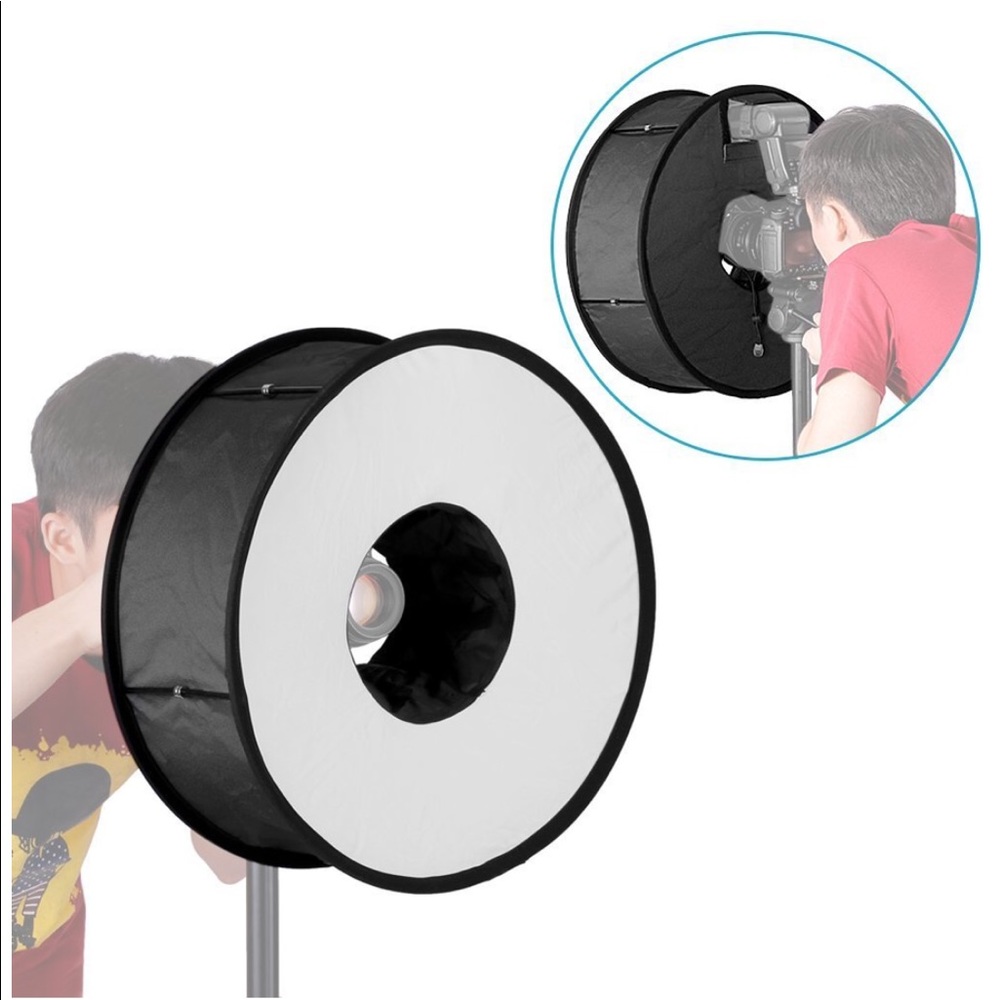 Collapsible Ring Flash Diffuser Soft Box - Picture 2 of 4